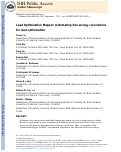 Cover page: Lead optimization mapper: automating free energy calculations for lead optimization