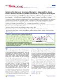 Cover page: Relationship between Segmental Dynamics Measured by Quasi-Elastic Neutron Scattering and Conductivity in Polymer Electrolytes