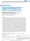 Cover page: Assessment of Hematological Predictors via Explainable Artificial Intelligence in the Prediction of Acute Myocardial Infarction