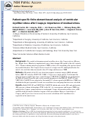 Cover page: Patient-Specific Finite Element–Based Analysis of Ventricular Myofiber Stress After Coapsys: Importance of Residual Stress