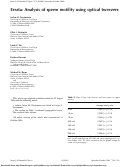 Cover page: Errata: Analysis of sperm motility using optical tweezers