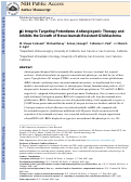 Cover page: β1 Integrin Targeting Potentiates Antiangiogenic Therapy and Inhibits the Growth of Bevacizumab-Resistant Glioblastoma