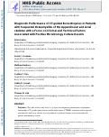 Cover page: Diagnostic Performance of CT-Guided Bone Biopsies in Patients with Suspected Osteomyelitis of the Appendicular and Axial Skeleton with a Focus on Clinical and Technical Factors Associated with Positive Microbiology Culture Results