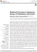 Cover page: Relational Processes in Ayahuasca Groups of Palestinians and Israelis