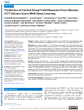 Cover page: Prediction of Central Visual Field Measures From Macular OCT Volume Scans With Deep Learning.