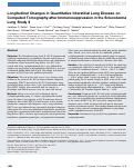 Cover page: Longitudinal Changes in Quantitative Interstitial Lung Disease on CT after Immunosuppression in the Scleroderma Lung Study II