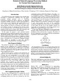 Cover page: Statistical Natural Language Processing Method for Variant Texts Segmentation