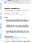 Cover page: Required enhancer–matrin-3 network interactions for a homeodomain transcription program