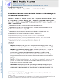 Cover page: Is childhood trauma associated with lifetime suicide attempts in women with bulimia nervosa?