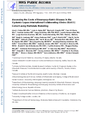 Cover page: Assessing the Costs of Neuropsychiatric Disease in the Systemic Lupus International Collaborating Clinics Cohort Using Multistate Modeling.