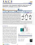 Cover page: Development of the Squaramide Scaffold for High Potential and Multielectron Catholytes for Use in Redox Flow Batteries