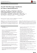 Cover page: The 2017 IUIS Phenotypic Classification for Primary Immunodeficiencies