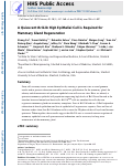 Cover page: A Quiescent Bcl11b High Stem Cell Population Is Required for Maintenance of the Mammary Gland