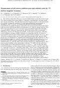 Cover page: Measurement of soil carbon oxidation state and oxidative ratio by
              <sup>13</sup>
              C nuclear magnetic resonance