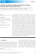 Cover page: miR‐15b modulates multidrug resistance in human osteosarcoma in vitro and in vivo