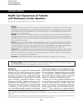 Cover page: Health Care Experiences of Patients with Nonbinary Gender Identities