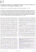 Cover page: Polymyxin B Resistance and Biofilm Formation in Vibrio cholerae Are Controlled by the Response Regulator CarR