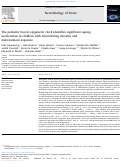 Cover page: The pediatric buccal epigenetic clock identifies significant ageing acceleration in children with internalizing disorder and maltreatment exposure