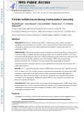 Cover page: Provider self-disclosure during contraceptive counseling