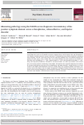 Cover page: Measuring pathology using the PANSS across diagnoses: Inconsistency of the positive symptom domain across schizophrenia, schizoaffective, and bipolar disorder.