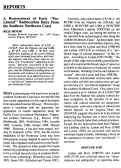 Cover page: A Reassessment of Early "Prelittoral" Radiocarbon Dates from the Southern Northwest Coast