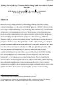 Cover page: Sealing Ducts in Large Commercial Buildings with Aerosolized Sealant Particles