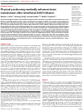 Cover page: Physical positioning markedly enhances brain transduction after intrathecal AAV9 infusion