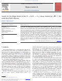 Cover page: Search for the Higgs boson in the H→WW→ℓνjj decay channel at s=7 TeV with the ATLAS detector