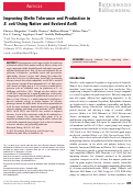 Cover page: Improving olefin tolerance and production in E. coli using native and evolved AcrB