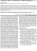 Cover page: A Regulatory Update on Rodenticides for California Applicators  (Abstract)