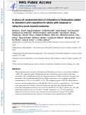 Cover page: A phase I/II randomized trial of clofarabine or fludarabine added to idarubicin and cytarabine for adults with relapsed or refractory acute myeloid leukemia