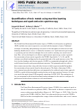 Cover page: Quantification of toxic metals using machine learning techniques and spark emission spectroscopy