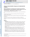 Cover page: Changes in typical beliefs in response to complicated grief treatment