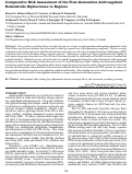 Cover page: Comparative Risk Assessment of the First-Generation Anticoagulant Rodenticide Diphacinone to Raptors