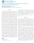 Cover page: Effects of in-feed enzymes on milk production and components, reproduction, and health in dairy cows