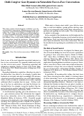 Cover page: Child-Caregiver Gaze Dynamics in Naturalistic Face-to-Face Conversations