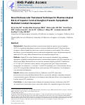 Cover page: Novel endovascular transmural technique for pharmacological block of superior cervical ganglion prevents sympathetic-mediated cerebral vasospasm.