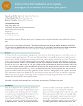 Cover page: To fee or not to fee? Satisfaction, service quality, and support of an entrance fee of a state park system