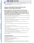 Cover page: Changes in older adults' life space during lung cancer treatment: A mixed methods cohort study.