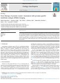 Cover page: Focal therapy of prostate cancer: Assessment with prostate-specific membrane antigen (PSMA) imaging.