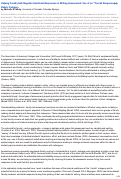 Cover page: Helping Faculty Self-Regulate Emotional Responses in Writing Assessment:  Use of an Overall Response Rubric Category