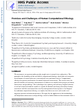 Cover page: Promises and challenges of human computational ethology