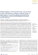 Cover page: Global analysis of serine/threonine and tyrosine protein phosphatase catalytic subunit genes in Neurospora crassa reveals interplay between phosphatases and the p38 mitogen-activated protein kinase.