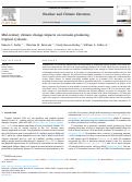 Cover page: Mid-century climate change impacts on tornado-producing tropical cyclones