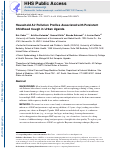 Cover page: Household air pollution profiles associated with persistent childhood cough in urban Uganda