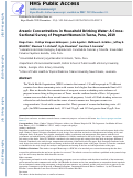 Cover page: Arsenic Concentrations in Household Drinking Water: A Cross-Sectional Survey of Pregnant Women in Tacna, Peru, 2019.