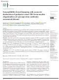 Cover page: Susceptibility-based imaging aids accurate distinction of pediatric-onset MS from myelin oligodendrocyte glycoprotein antibody-associated disease.