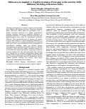 Cover page: Differences in implicit vs. explicit grammar processing as revealed by drift-diffusion modeling of reaction times