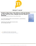 Cover page: Thinking About Race: The Salience of Racial Identity at Two- and Four-Year Colleges and the Climate for Diversity