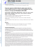 Cover page: Exposure–response relationships for select cancer and non-cancer health outcomes in a cohort of US firefighters from San Francisco, Chicago and Philadelphia (1950–2009)